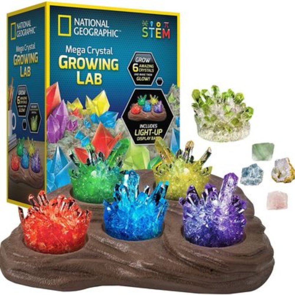 New Science Toy National Geographic Mega Crystal Growing Lab NEW